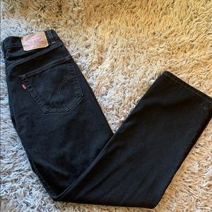 Black High Rise 505 Levi's W33 L32